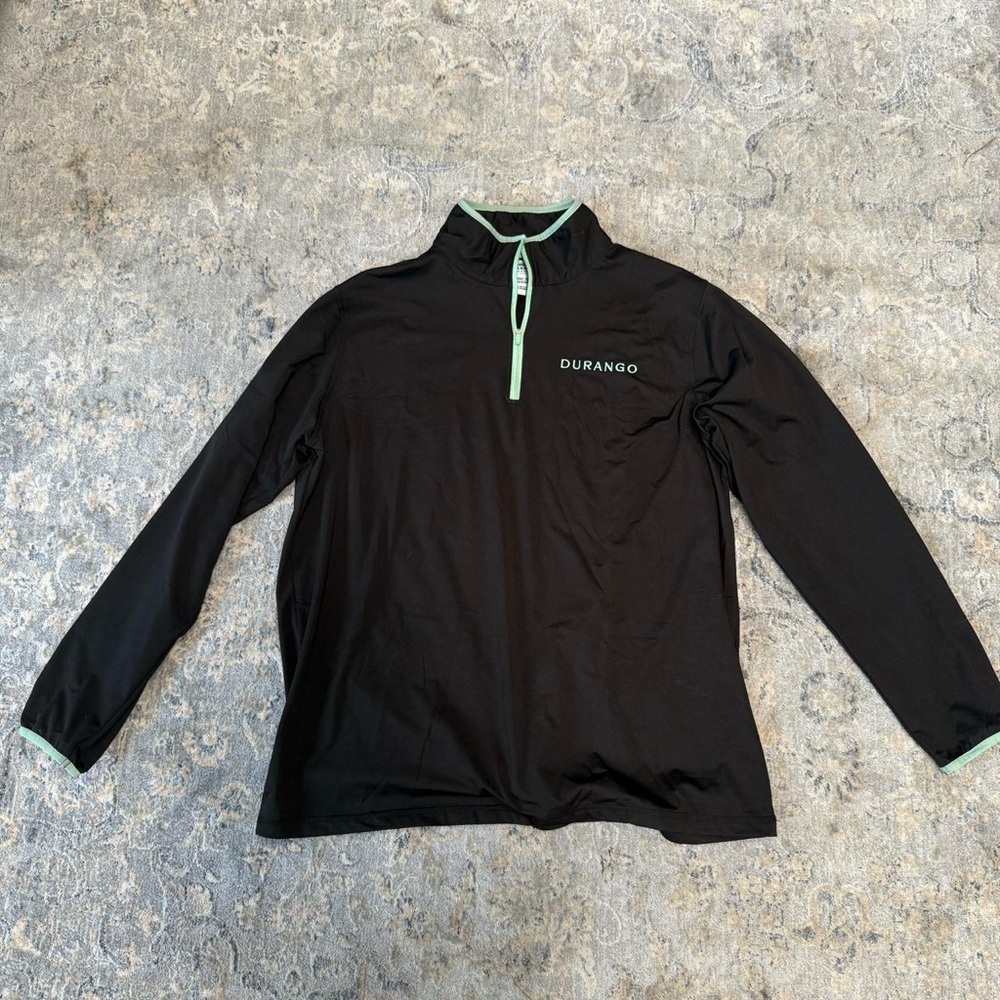 Black Durango Long Sleeve Quarterzip